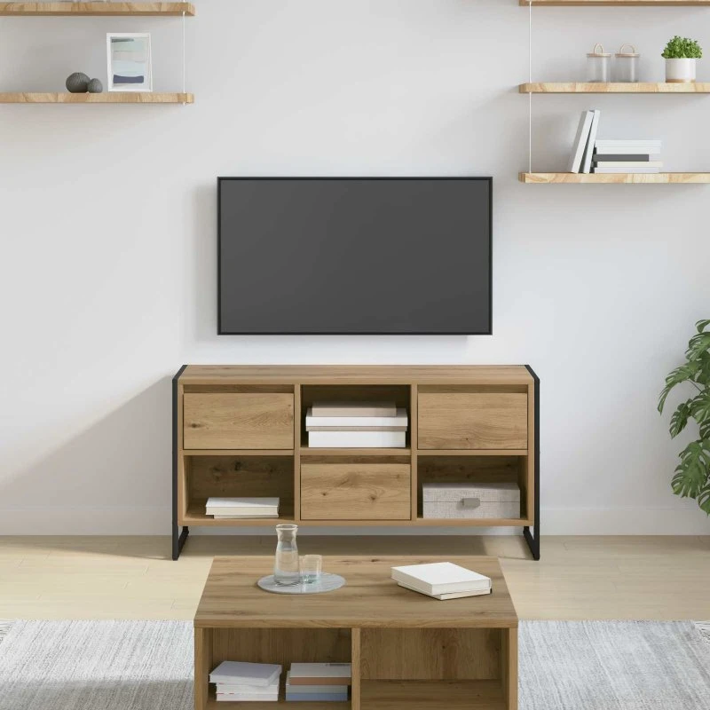 vidaXL Artisan TV-skab 100 x 36 x 49,5 cm Konstrueret træ