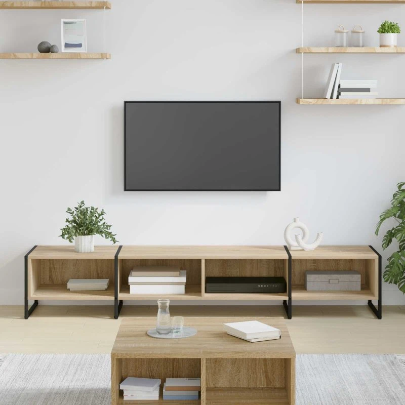 vidaXL TV-skab Sonoma 170,5 x 36 x 30,5 cm i konstrueret træ