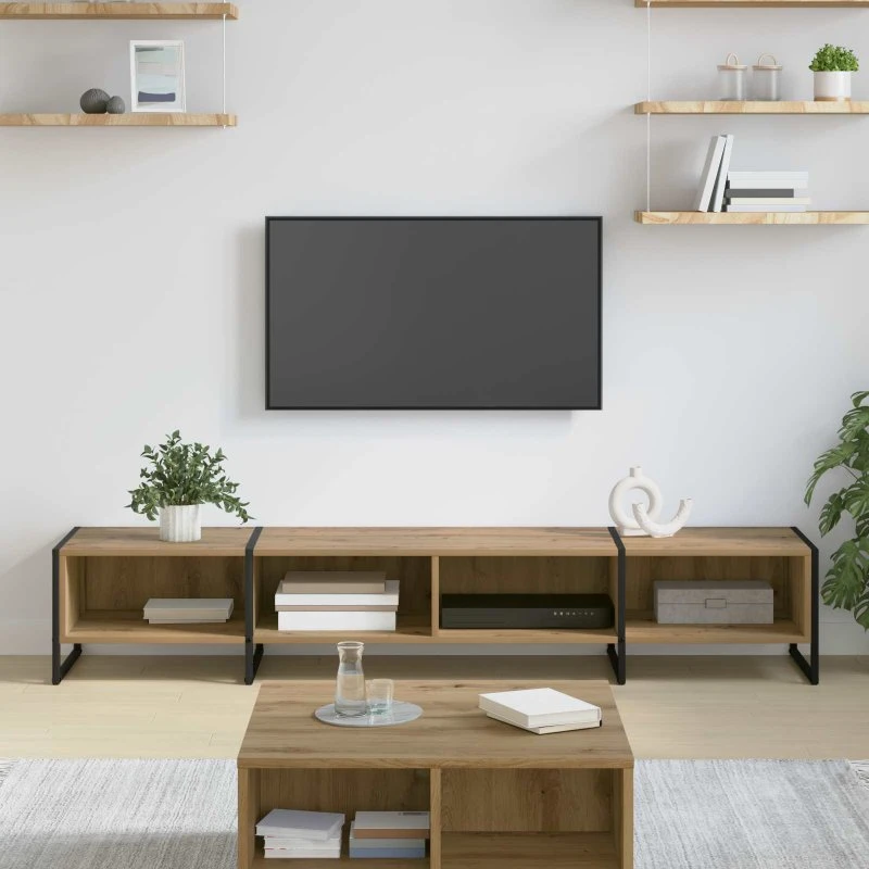 vidaXL TV-skab Artisan 170,5 x 36 x 30,5 cm konstrueret træ