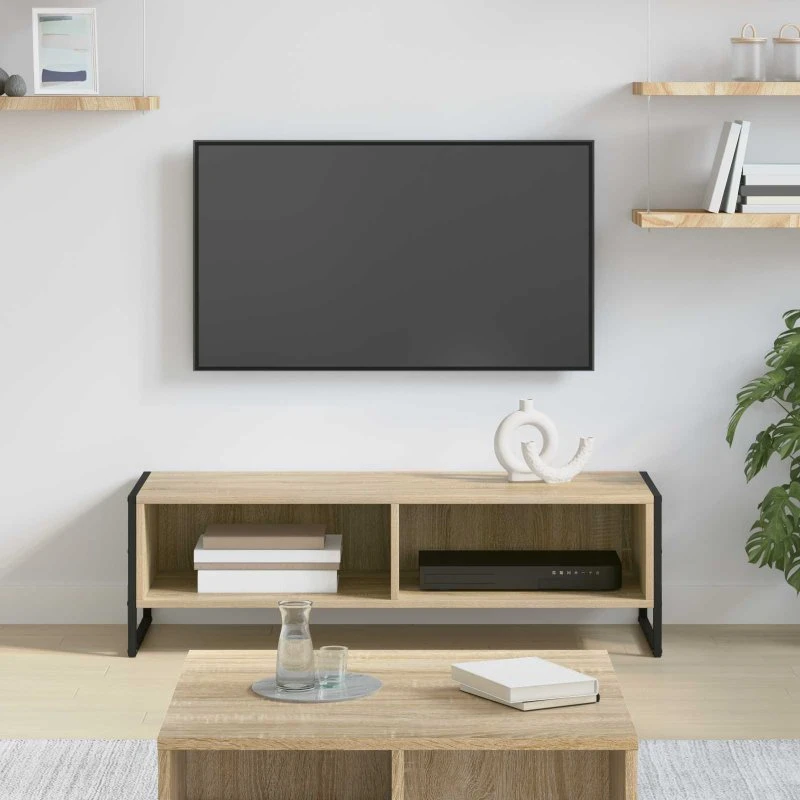 vidaXL TV-skab Sonoma 100 x 36,5 x 30,5 cm Konstrueret træ
