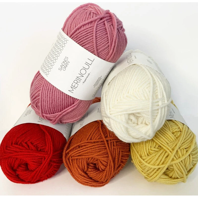 Sandnes Garn Merinould 50 g – Hvid 1002 (100% merinould)