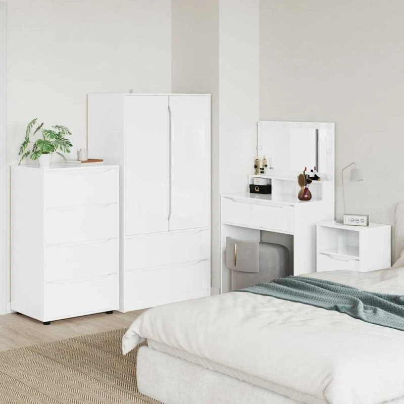 vidaXL Opbevaringsskabe Hvid 60x48x105 cm