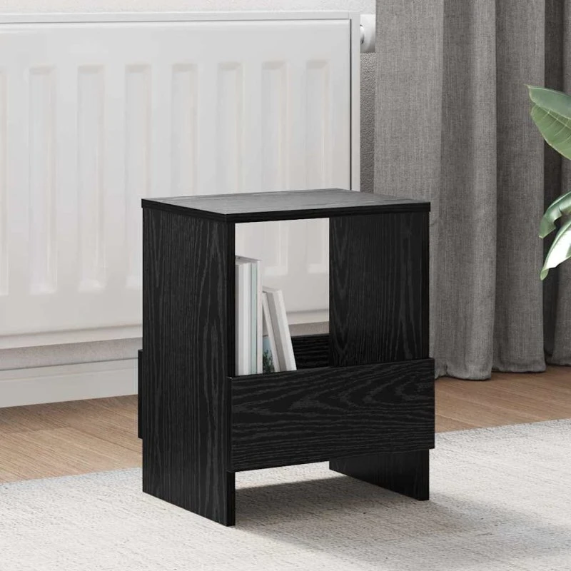 vidaXL Magasin Rack 2 stk, Sort, 35 x 30 x 45 cm