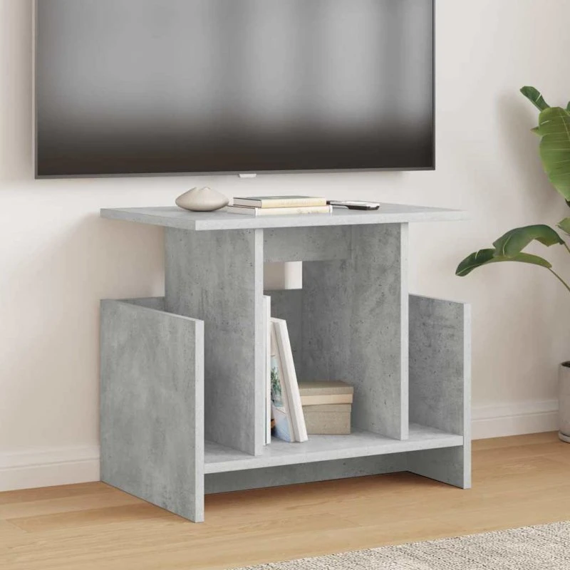 vidaXL TV-bord 2 stk Beton Grå 50 x 35 x 45 cm Konstrueret træ