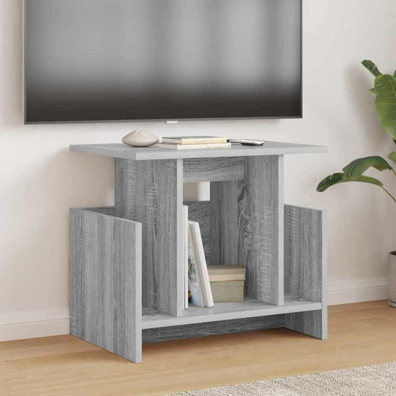 vidaXL TV-bord 2 stk Grå Sonoma 50 x 35 x 45 cm Konstrueret træ