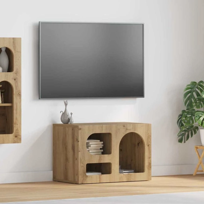 vidaXL TV-skab Artisan Egetræ 60 x 35 x 40 cm