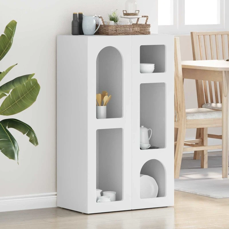 vidaXL Sideboard Hvid 59 x 35 x 100,5 cm Konstrueret Træ