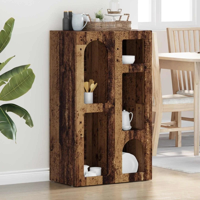 vidaXL Sideboard Gammelt Træ 59 x 35 x 100,5 cm