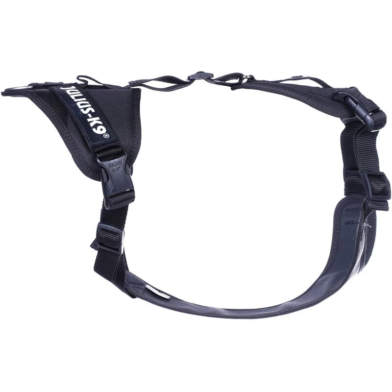 JULIUS-K9 Mantrailing & Outdoor Sele L-XL, Sort