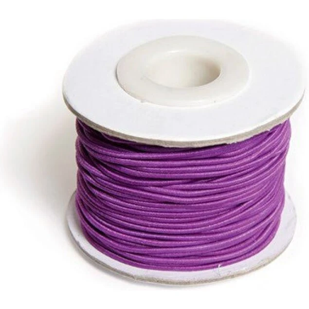 Hobby Elastiksnor 1,2 mm x 25 m lilla