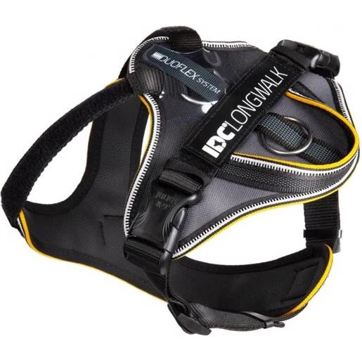 Julius K9 IDC Longwalk Y-sele Sort/Grå