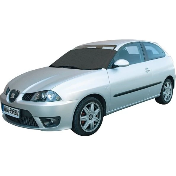 KEGELEAN frontrudedækken grå 70 x 110–156 cm