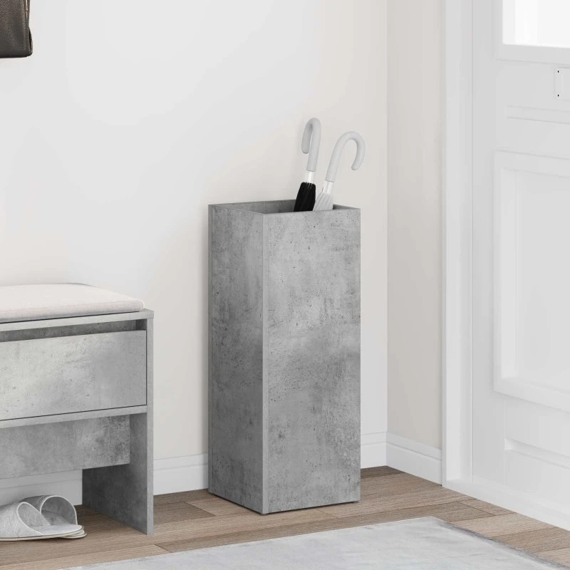 vidaXL Parasolfod Beton Grå 25 x 24,5 x 64 cm Konstrueret Træ