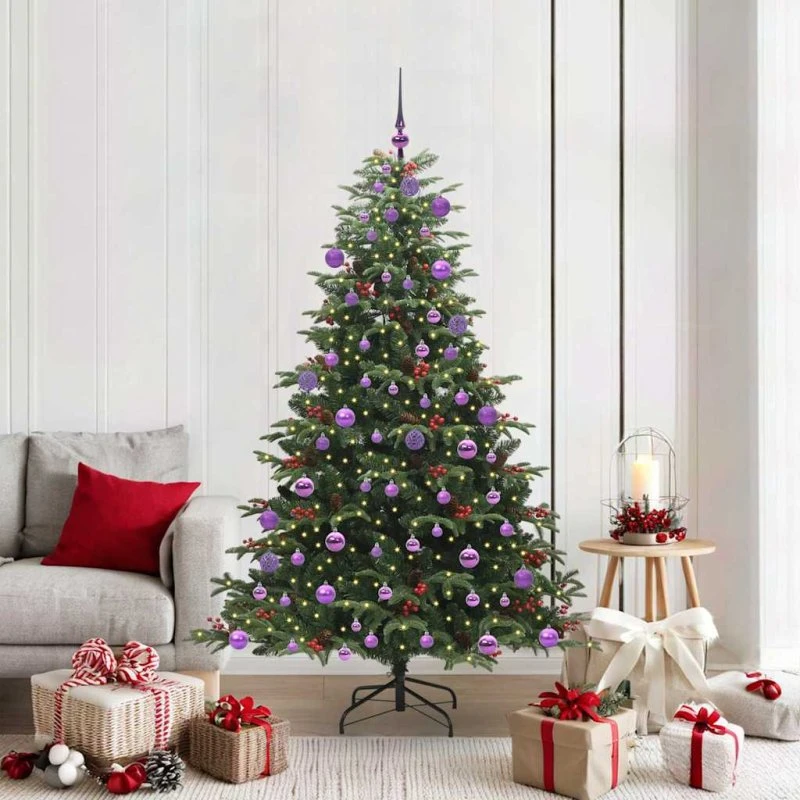 vidaXL Kunstigt Juletræ 180 cm Grønt med Stativ