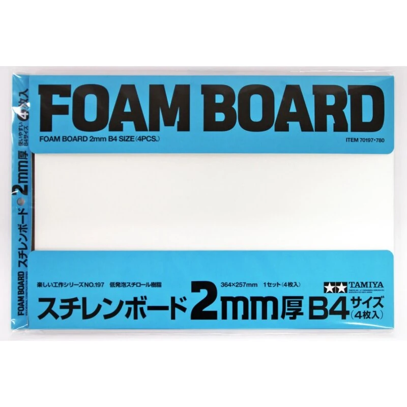 Universal Foam Board 2 mm B4, 4 stk