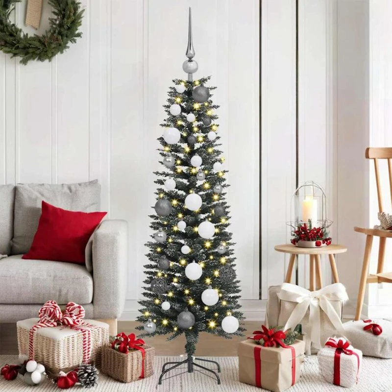 vidaXL Kunstigt Juletræ 120 cm Grønt med 150 LED'er