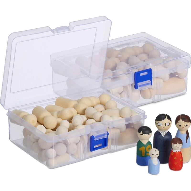 UdenMærke Træfigurer til at male 100 stk