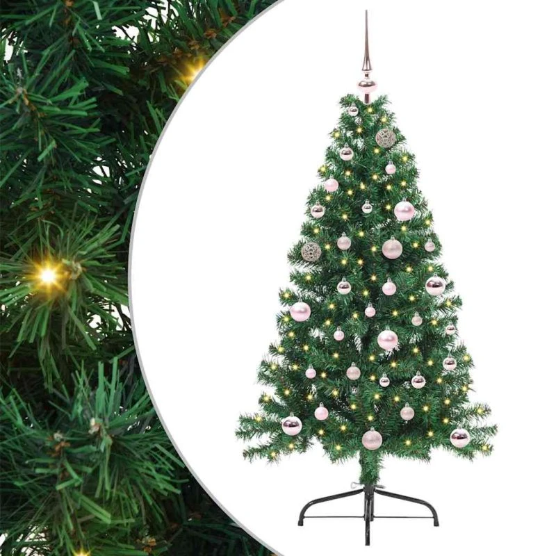 vidaXL Kunstig Juletræ 150 cm Grønt med 150 LED'er