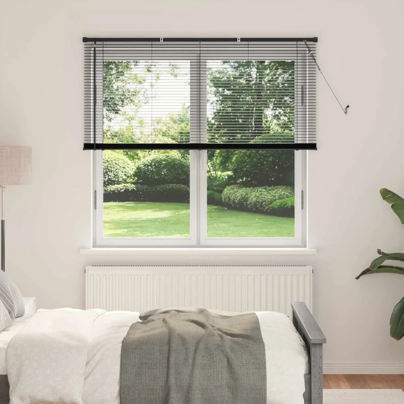 vidaXL Persienner Sort 150 x 160 cm PVC