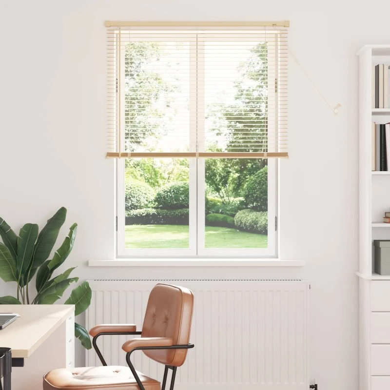 vidaXL Persienner 150 x 90 cm Lys Brun med Mønster PVC