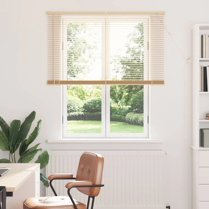 vidaXL Persienner Lys Brun 150 x 110 cm PVC
