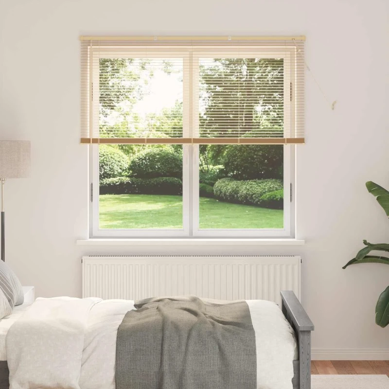 vidaXL Persienner Lys Brun 150 x 140 cm PVC