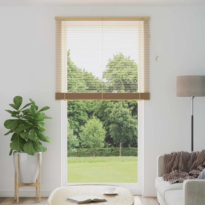 vidaXL Persienner Lys Brun 213 x 110 cm PVC
