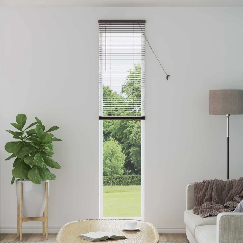 vidaXL Persienner Mørk Brun 213 x 50 cm PVC