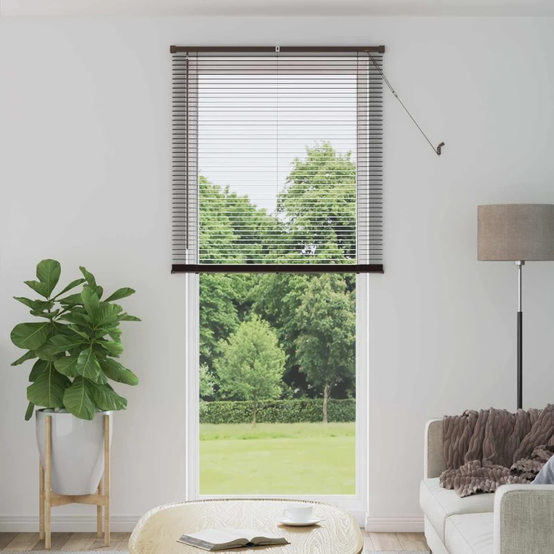 vidaXL Persienner Mørk Brun 213 x 90 cm med Mønster
