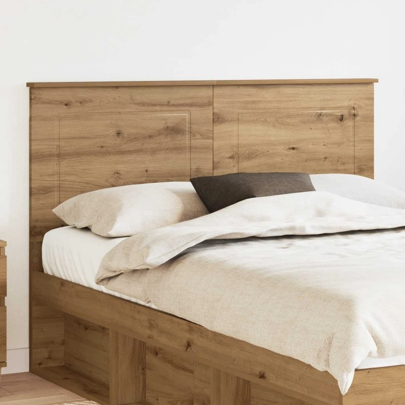 vidaXL Hovedgærde Artisan Eg 100 cm Konstrueret Træ