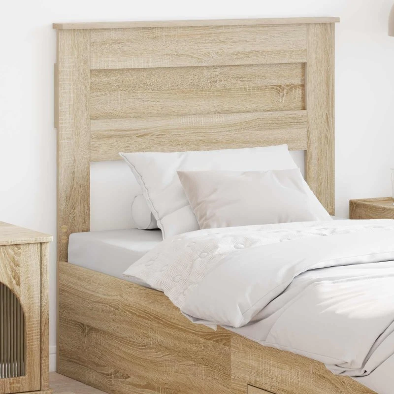 vidaXL Hovedgærde Sonoma Eg 75 cm Konstrueret Træ
