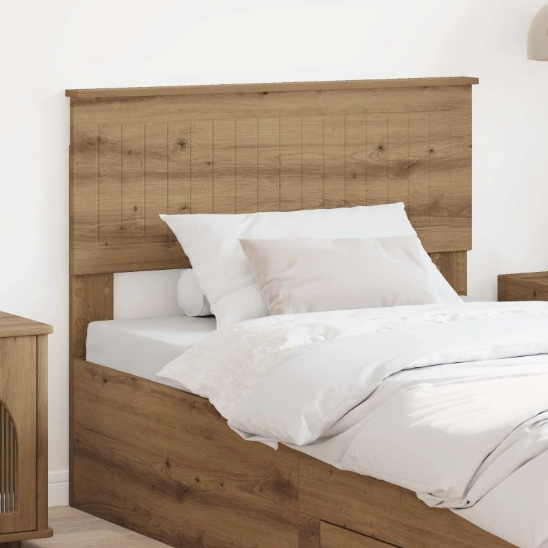 vidaXL Hovedgærde Artisan Egetræ 100 cm
