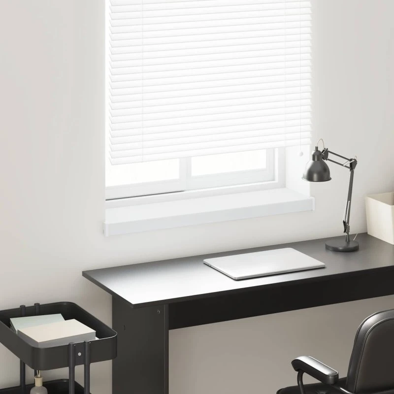 vidaXL Vindueskarm Hvid 80 x 20 x 4,5 cm PVC
