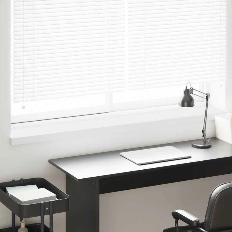 vidaXL Vindueskarm Hvid 120 x 25 x 4,5 cm PVC