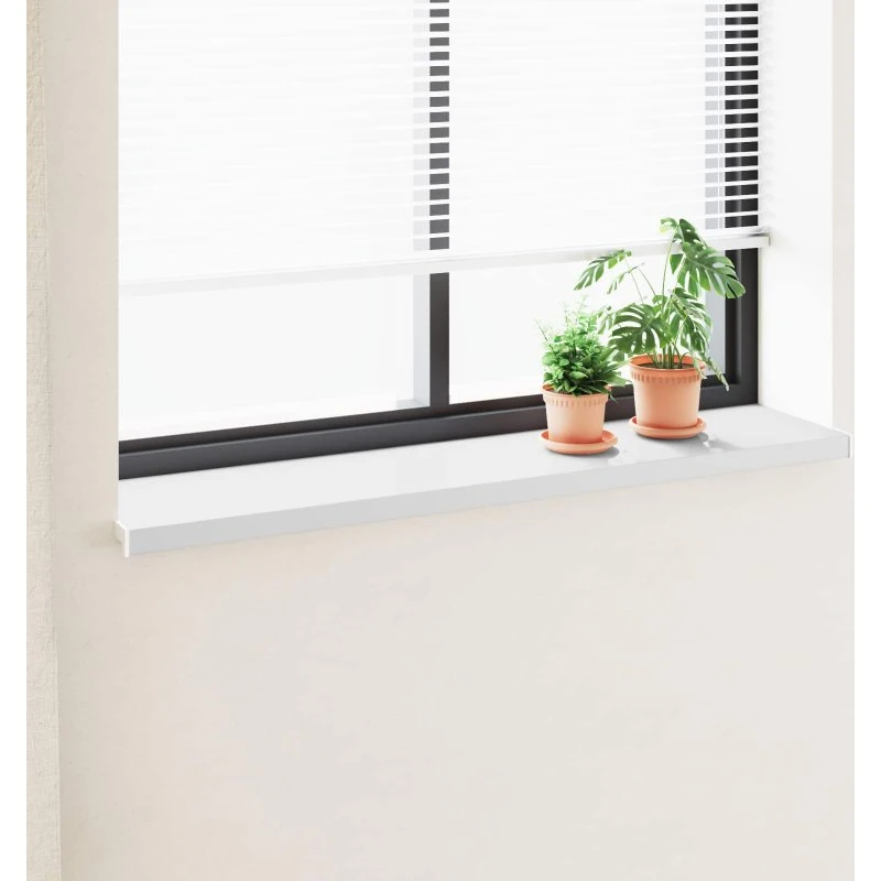 vidaXL Vindueskarm Hvid 160x35x4,5 cm PVC