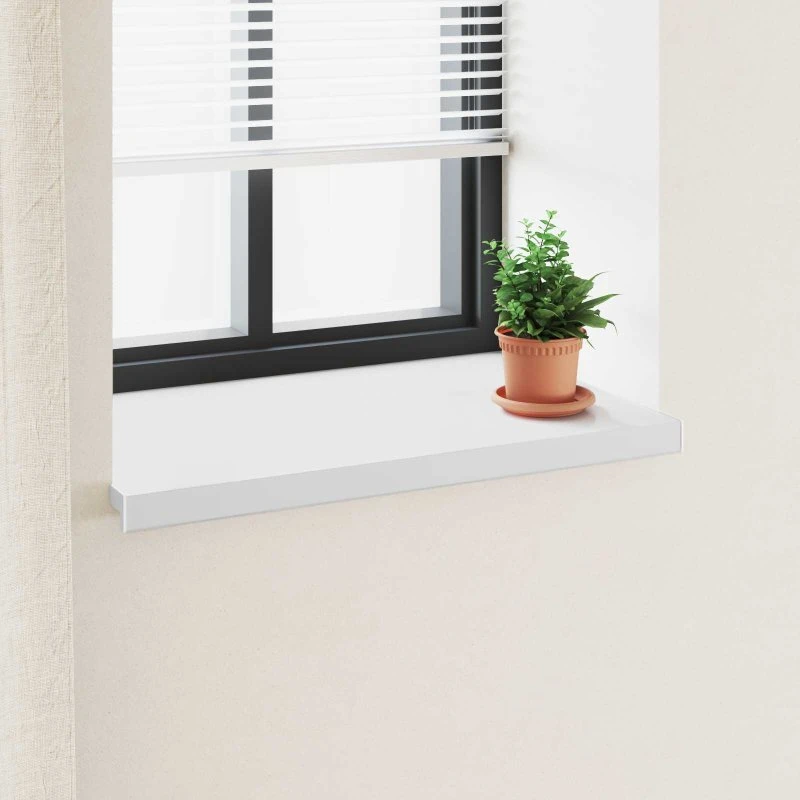 vidaXL Vindueskarm Hvid 60 x 50 x 4,5 cm PVC