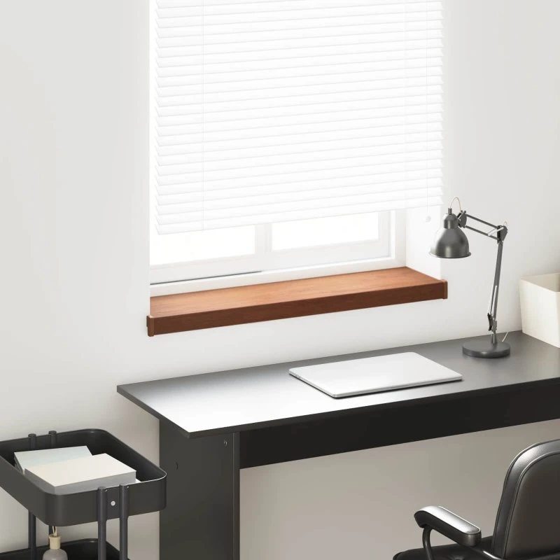 vidaXL Vindueskarm Brun Træ 60 x 20 x 4,5 cm PVC