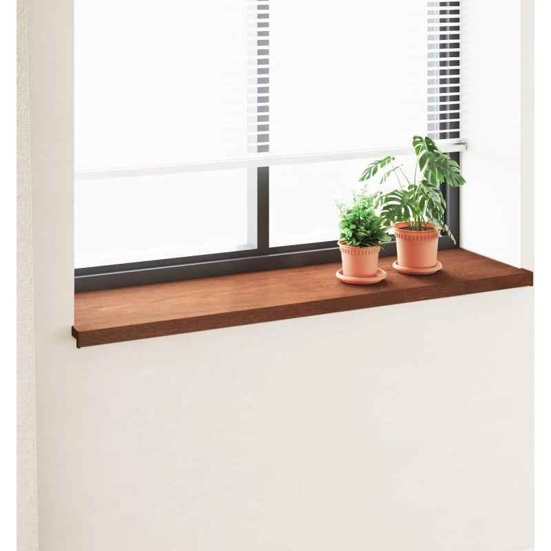 vidaXL Vindueskarm Brun Træ 160x45x4,5 cm PVC