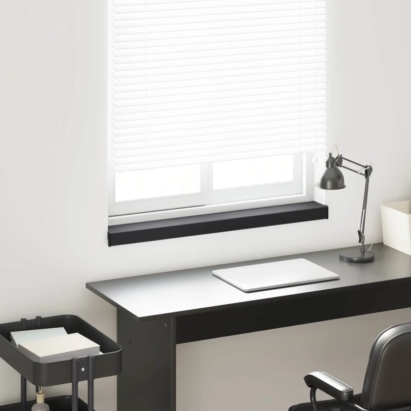vidaXL Vindueskarm Antracit 60x15x4,5 cm PVC med træstruktur
