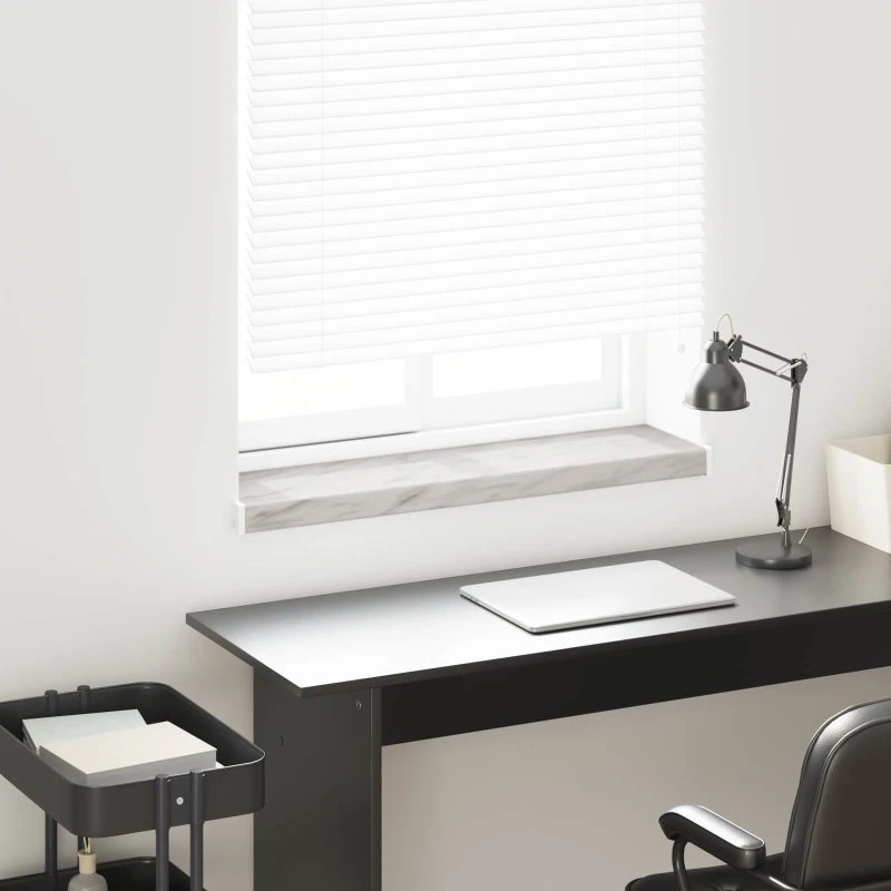 vidaXL Vindueskarm Marmor Tekst -enure 100 x 25 x 4,5 cm PVC