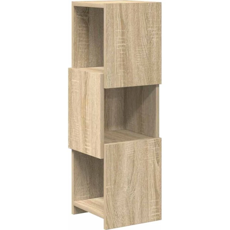 vidaXL Hjørneskab Sonoma Eg 25,5x25x80 cm Konstrueret Træ