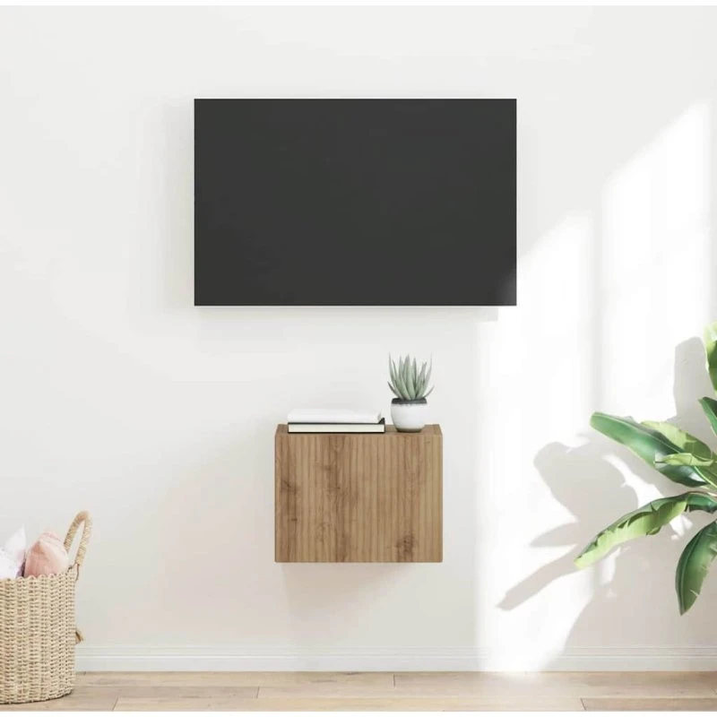 vidaXL TV vægskab Artisan 39 x 31 x 29,5 cm, konstrueret træ
