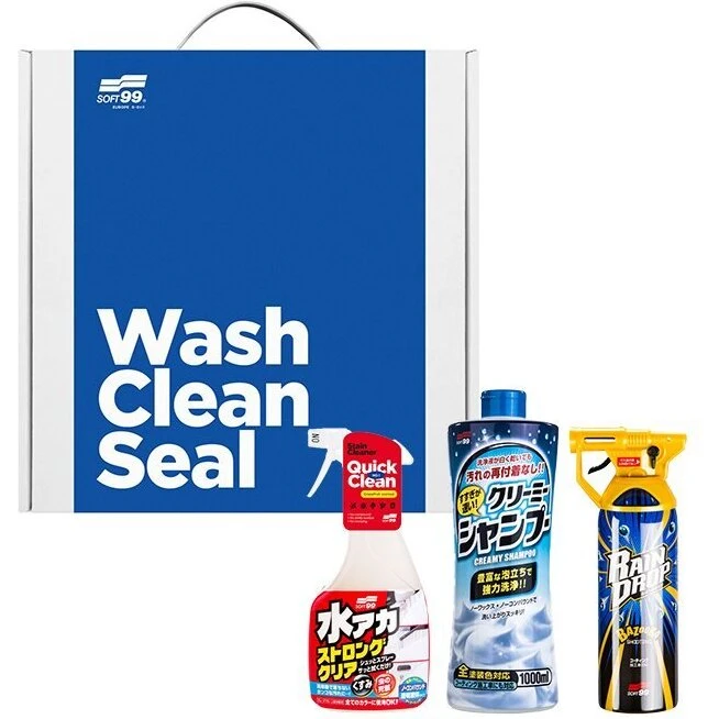 Soft99 Vask- og Coating Kit (3 dele, op til 3 mdr.)