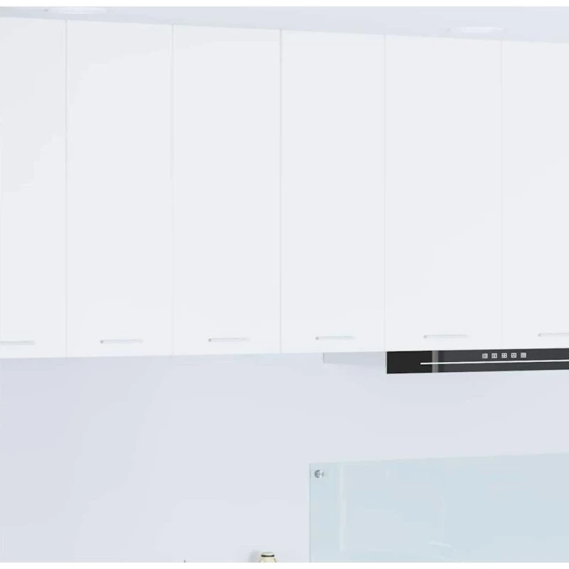 vidaXL Hængeskab 2 stk Hvid 30 x 31 x 80 cm Konstrueret træ