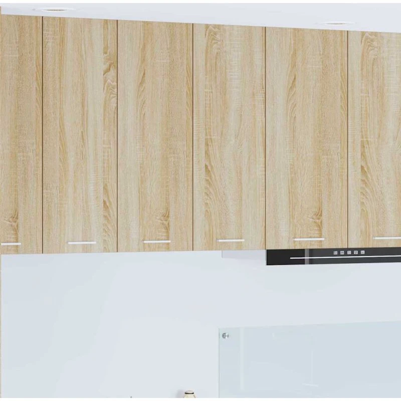 vidaXL Hængeskab Sonoma eg 60 x 31 x 80 cm Konstrueret træ