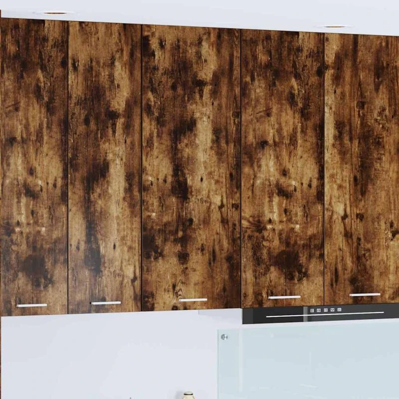 vidaXL Hængeskab Røget eg 40 x 31 x 100 cm Konstrueret træ