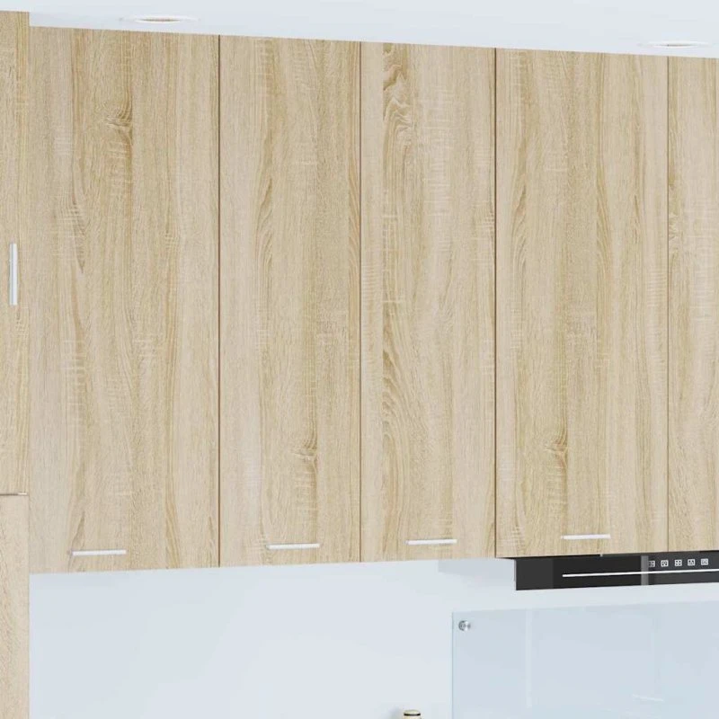 vidaXL Hængeskab Sonoma eg 60 x 31 x 100 cm Konstrueret træ