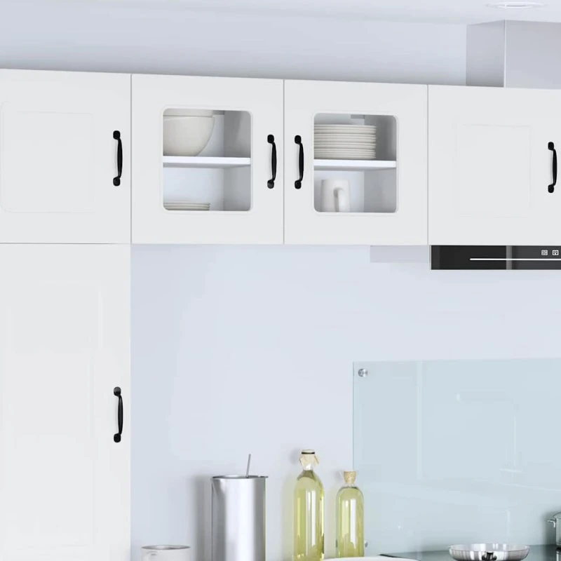 vidaXL Køkkenskab Kalmar 2 stk Hvid 40 x 31 x 40 cm Konstrueret Træ