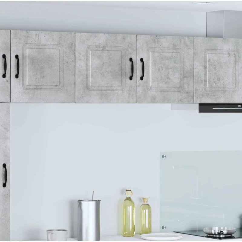 vidaXL Køkkenskab Kalmar Beton Grå 80 x 31 x 40 cm Konstrueret Træ