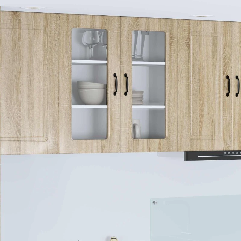 vidaXL Køkkenskab Kalmar Sonoma eg 80x31x80 cm Konstrueret træ